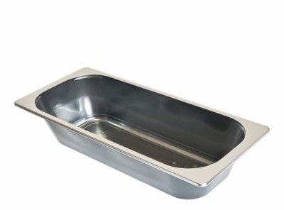 Cubeta plástico gris para vitrina helados - 2,5 L - Baja 