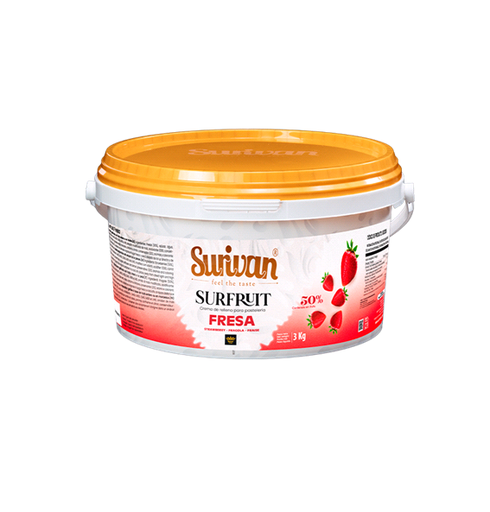 [19361] Relleno y Cubierta Fresa 50%  / 3 kg