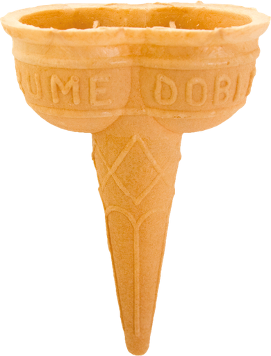 [44227] Cono Oblea Rume Doble  (50X80X125 Mm) - 280 Uds.