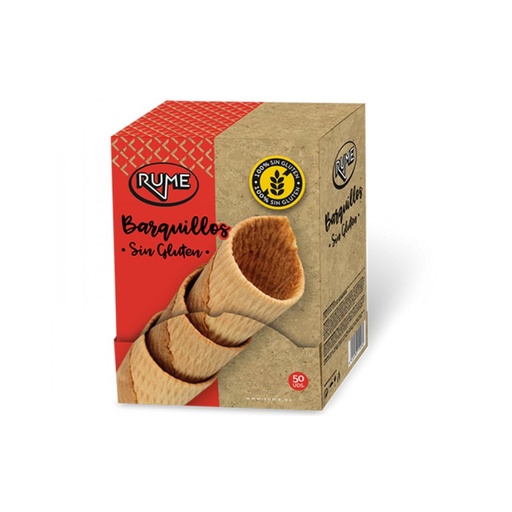 [44492] Barquillo Artesano Sin Gluten C/Funda Ind. 50 Uds.