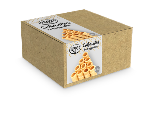 [46460] Cubanitos De Barquillo Rume Caja /500 g