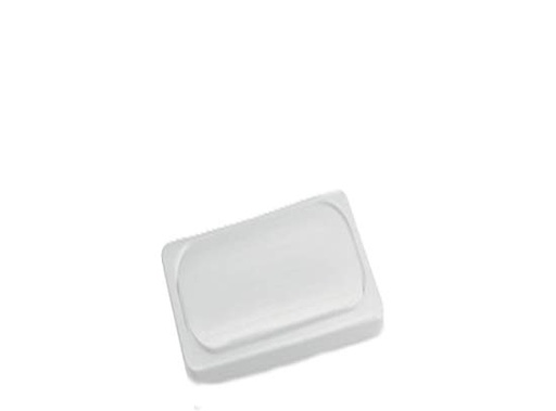 [62685] Tapa plana de plástico blanco - cubeta 2,5